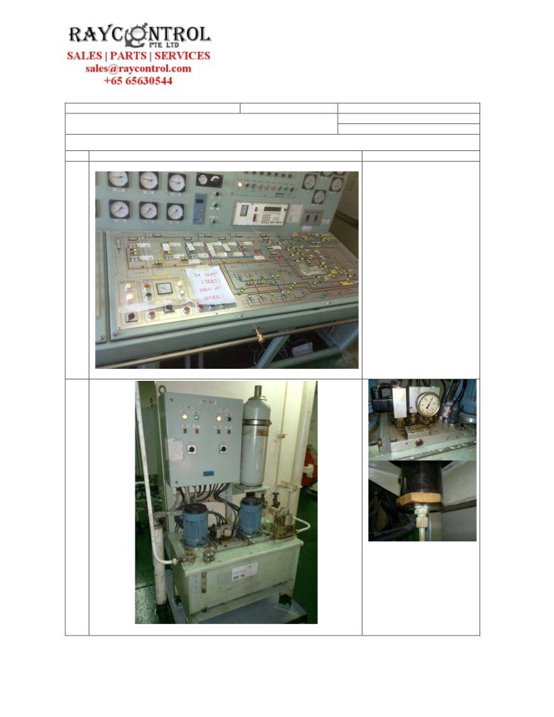 CCR VALVE CONTROL PANEL